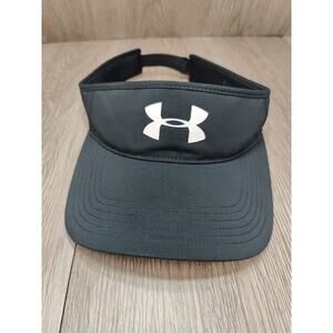 Under Armour‎ Visor Golf Men's UA Golf96 1361548-001 Black White OSFM
